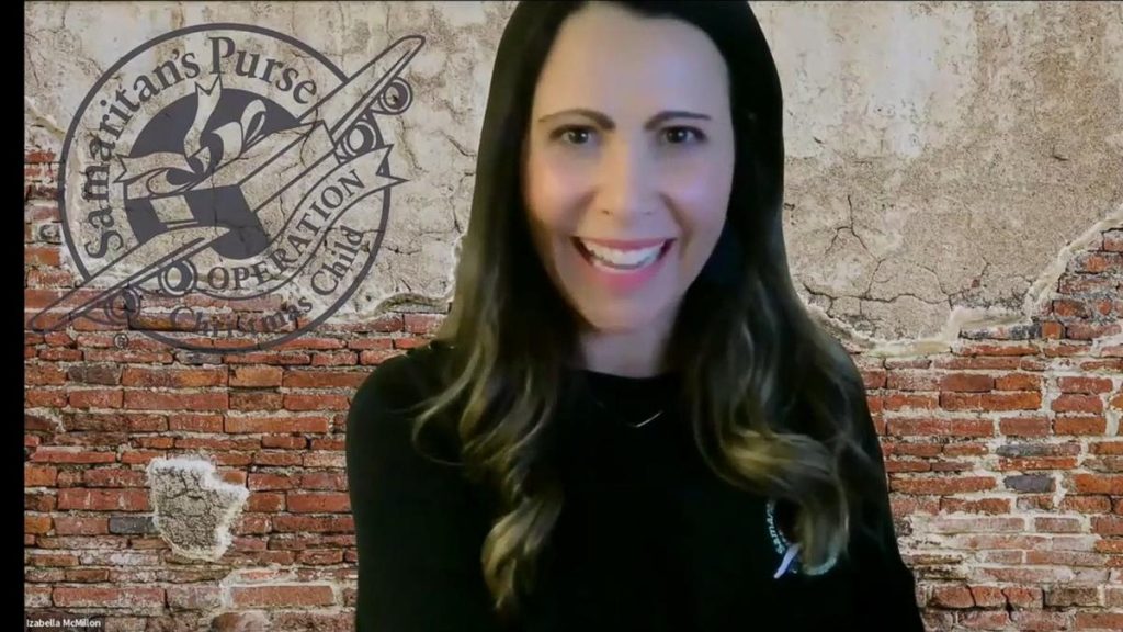 Samaritans Purse with Izabella McMillon